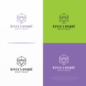Diseño de Logo por Evelinamarry para Kenya's Unique Boutique | Diseño: #26074416