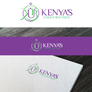 Diseño de Logo por Maxo-Biz para Kenya's Unique Boutique | Diseño: #26046887