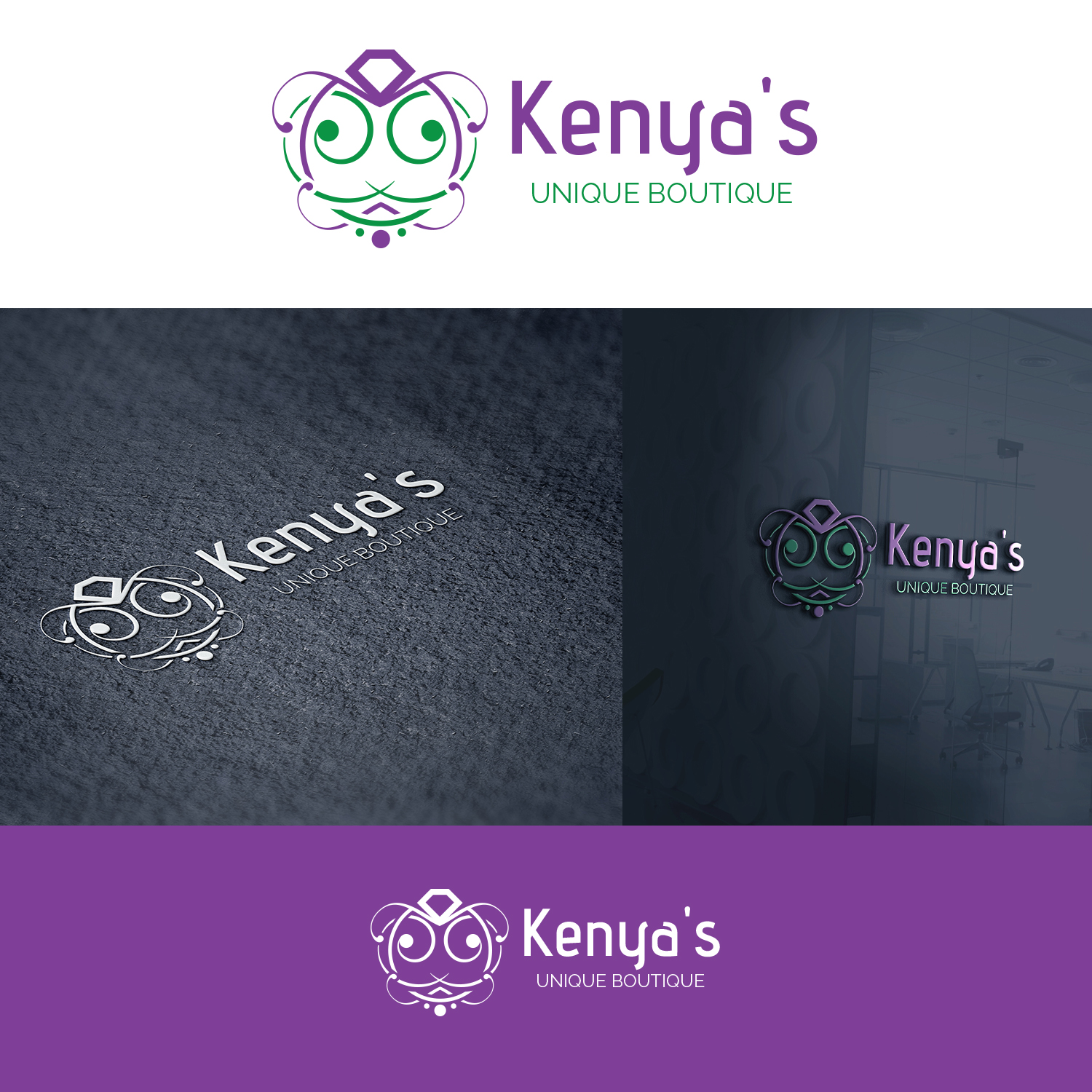 Design de Logo par Maxo-Biz pour Kenya's Unique Boutique | Design #26046889