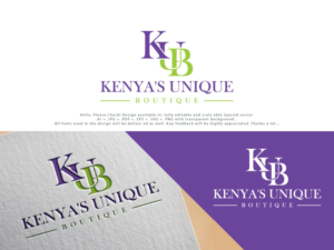 Diseño de Logo por Pro_DesignMaster para Kenya's Unique Boutique | Diseño: #26042077