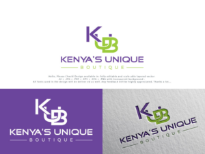 Diseño de Logo por Pro_DesignMaster para Kenya's Unique Boutique | Diseño: #26046689