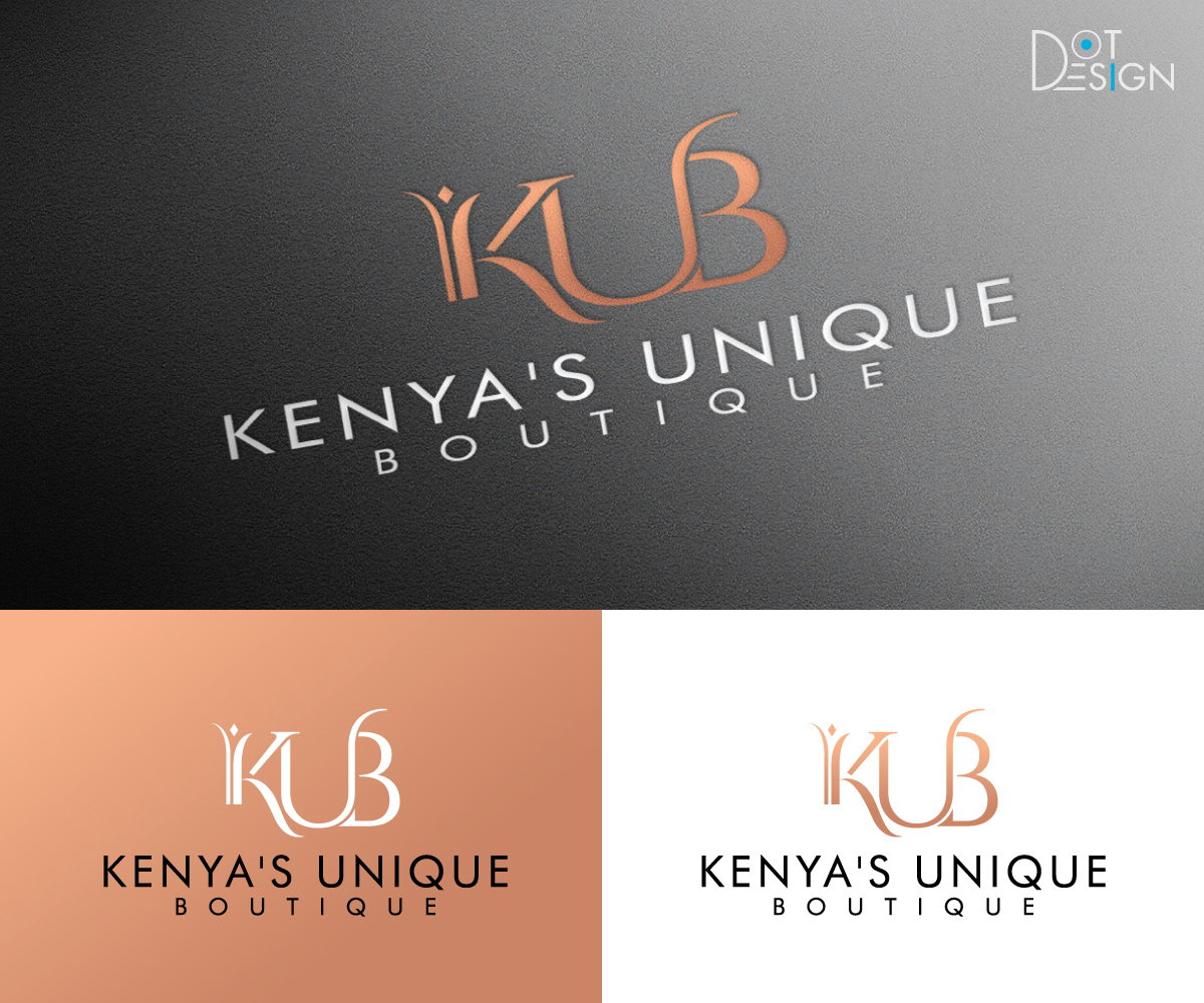 Logo Design by Dot Design 3 for Kenya's Unique Boutique | Design #26039015