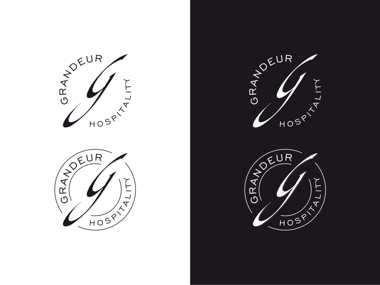 Logo Design by Atvento Graphics for Grandeur Hospitality | Design #26063107