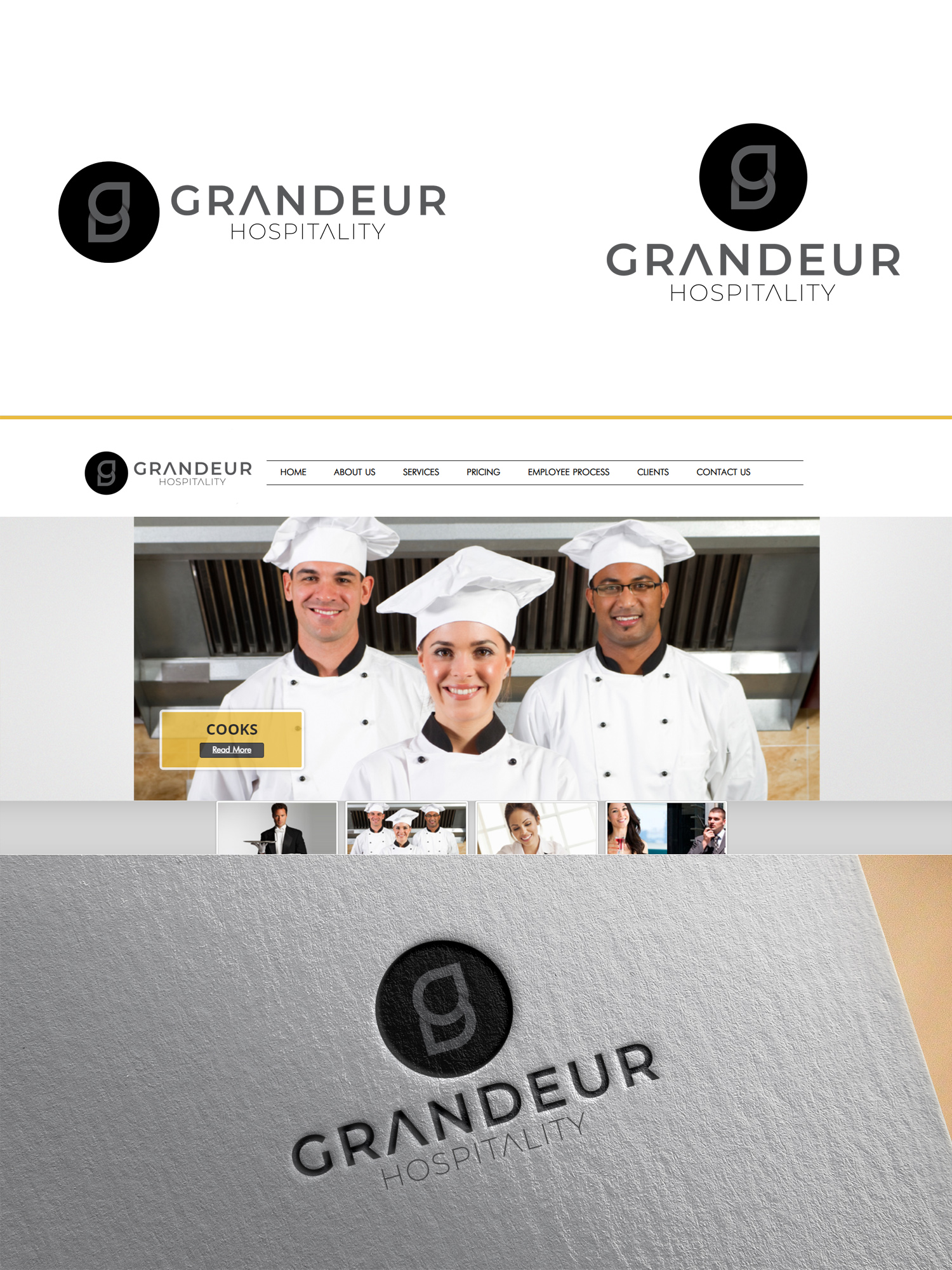 Logo Design by Arun 25 for Grandeur Hospitality | Design #26041425