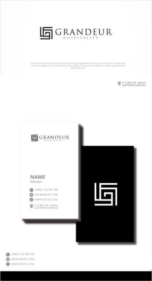 Diseño de Logo por graphicevolution para Grandeur Hospitality | Diseño: #26041451