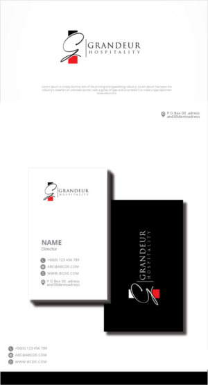 Diseño de Logo por graphicevolution para Grandeur Hospitality | Diseño: #26041452