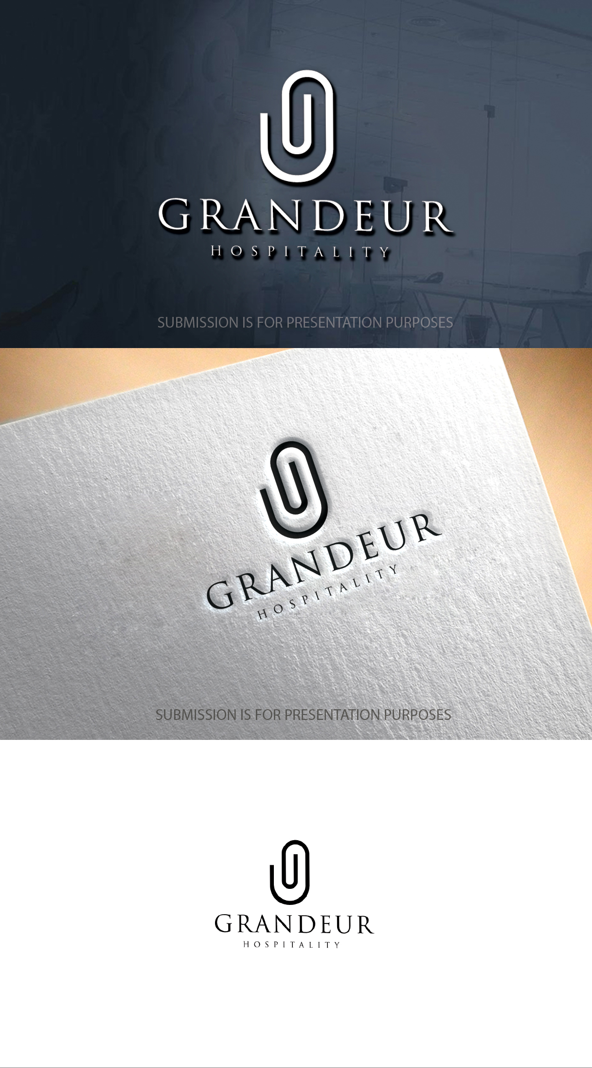 Logo Design by graphicevolution for Grandeur Hospitality | Design #26041457
