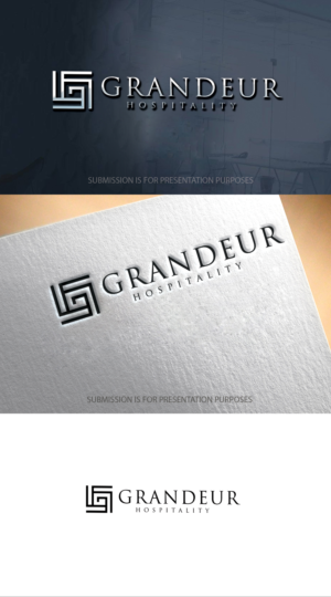 Diseño de Logo por graphicevolution para Grandeur Hospitality | Diseño: #26041458