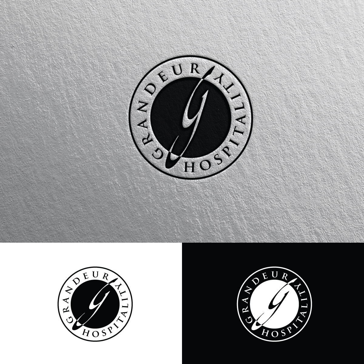 Logo-Design von Rii für Grandeur Hospitality | Design #26044660