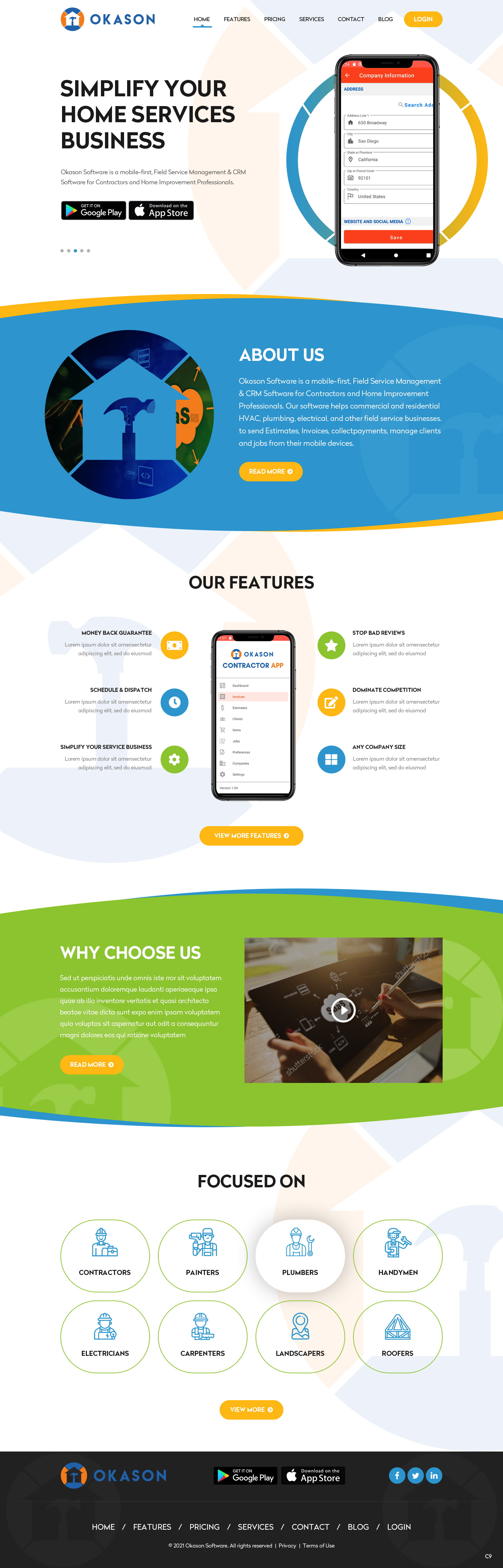 Web Design by pb for Okason Software | Design #26043219