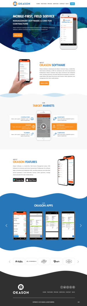 Web Design by pb for Okason Software | Design: #26043220