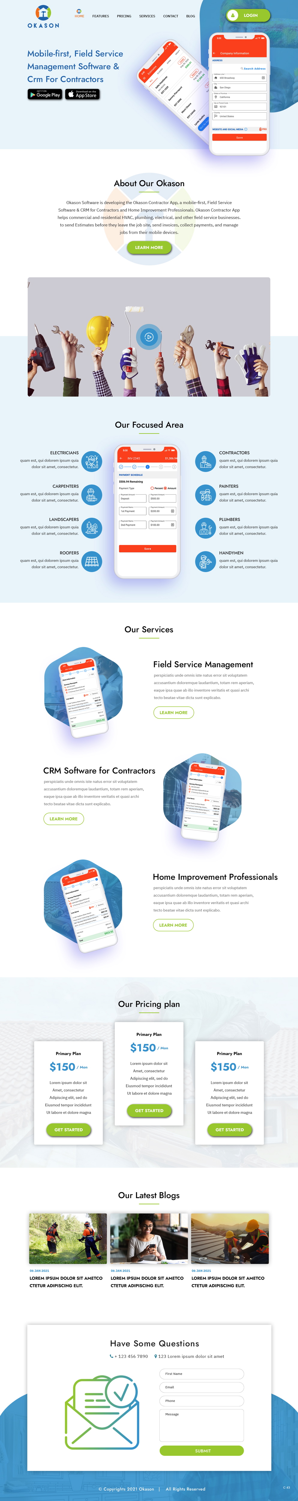 Web Design by pb for Okason Software | Design #26043228