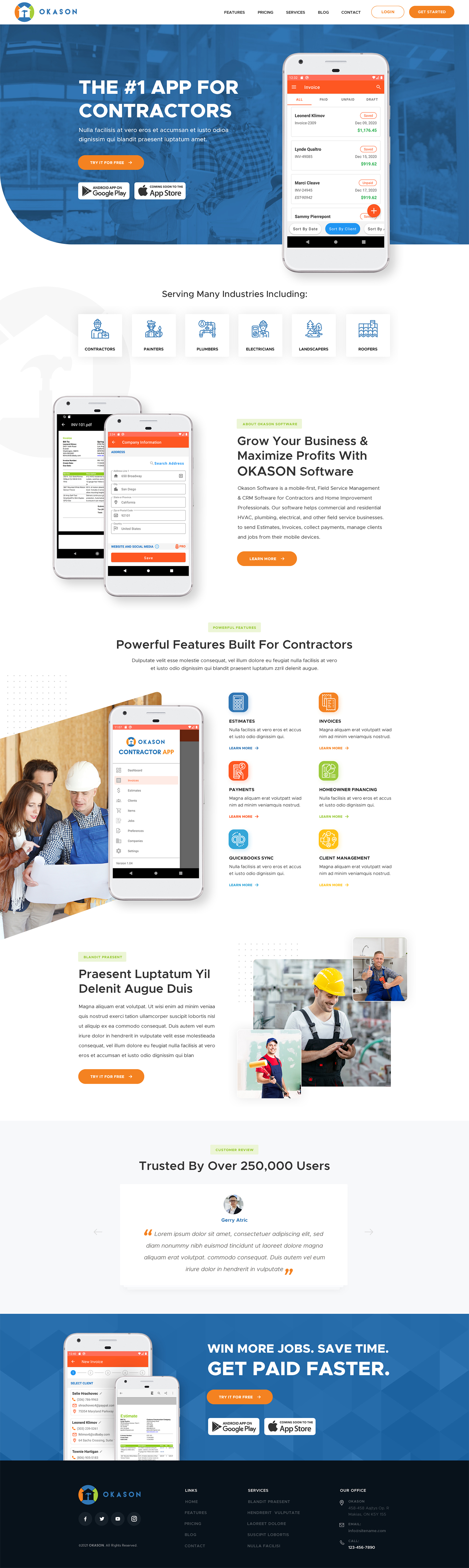 Web Design by SAC-D for Okason Software | Design #26056695