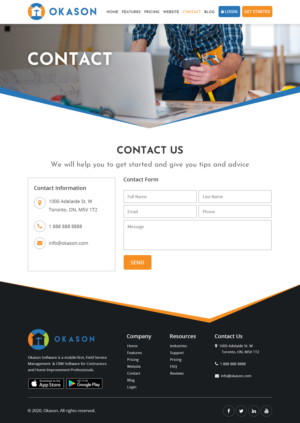 Web Design by Starlyn DS for Okason Software | Design: #26098989