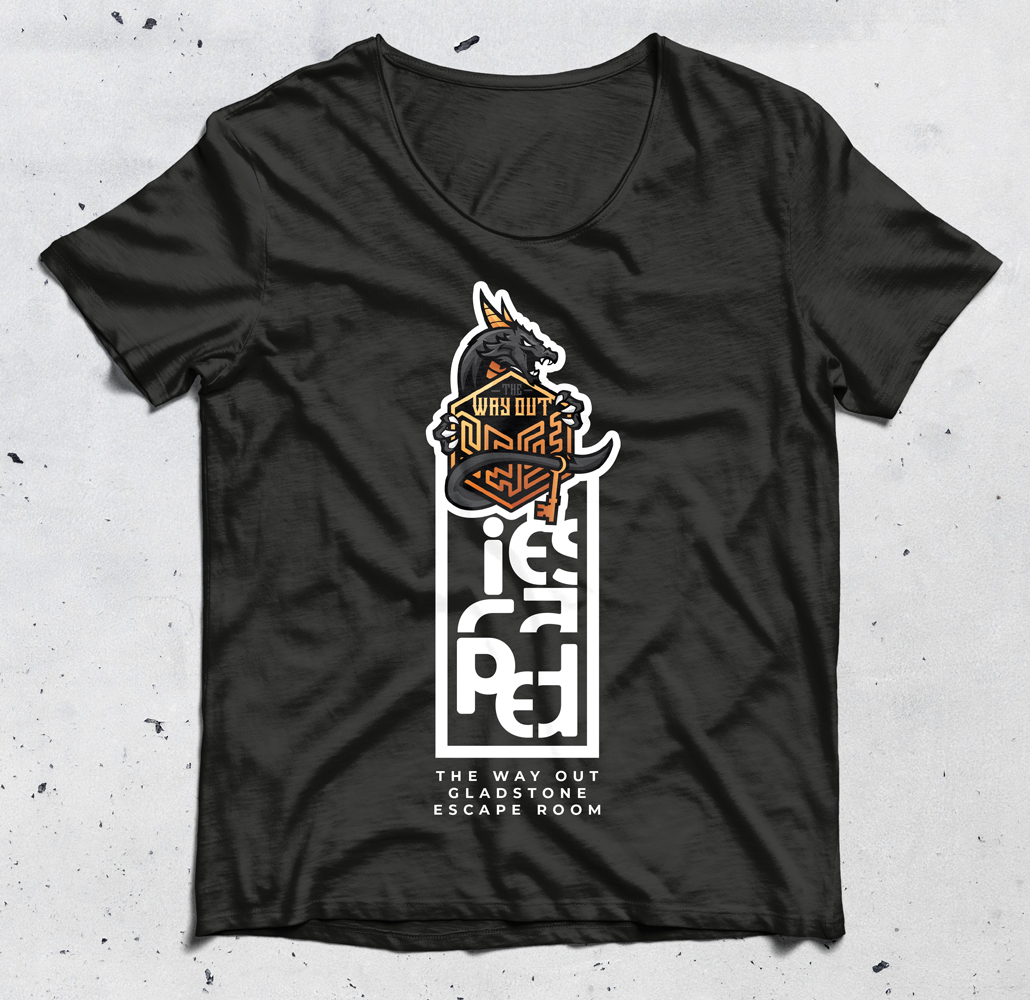 T-Shirt-Design von Alaya für The Way Out Gladstone | Design #26084165