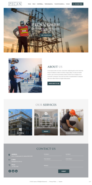 Wix Design by pb for Riedl Bauservice GmbH | Design: #26049075