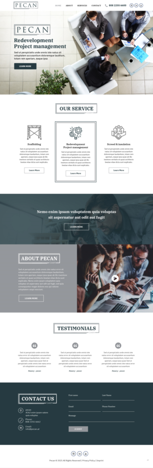 Wix Design by pb for Riedl Bauservice GmbH | Design: #26049076