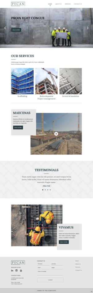 Wix Design by pb for Riedl Bauservice GmbH | Design: #26049081