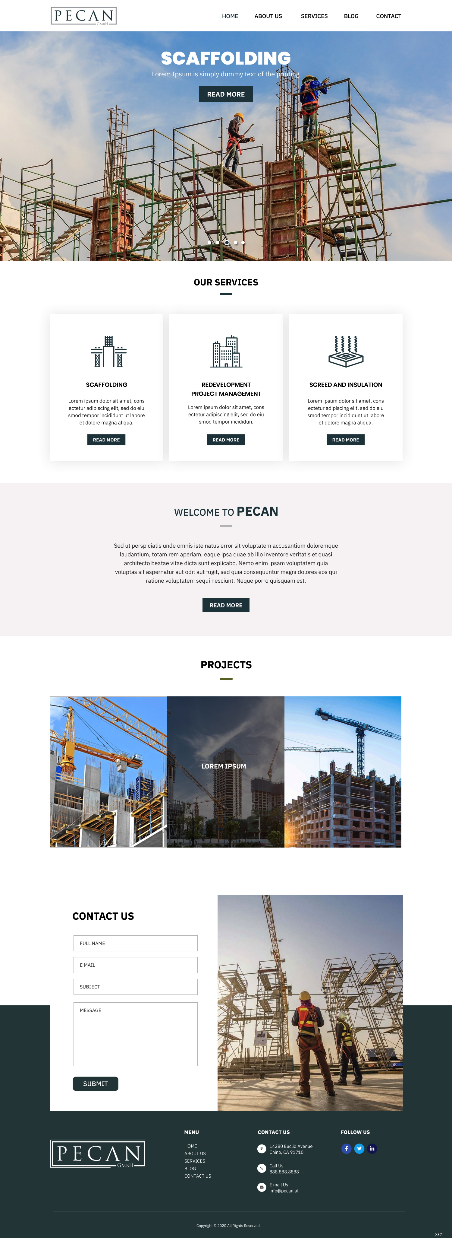 Wix Design by pb for Riedl Bauservice GmbH | Design #26074318