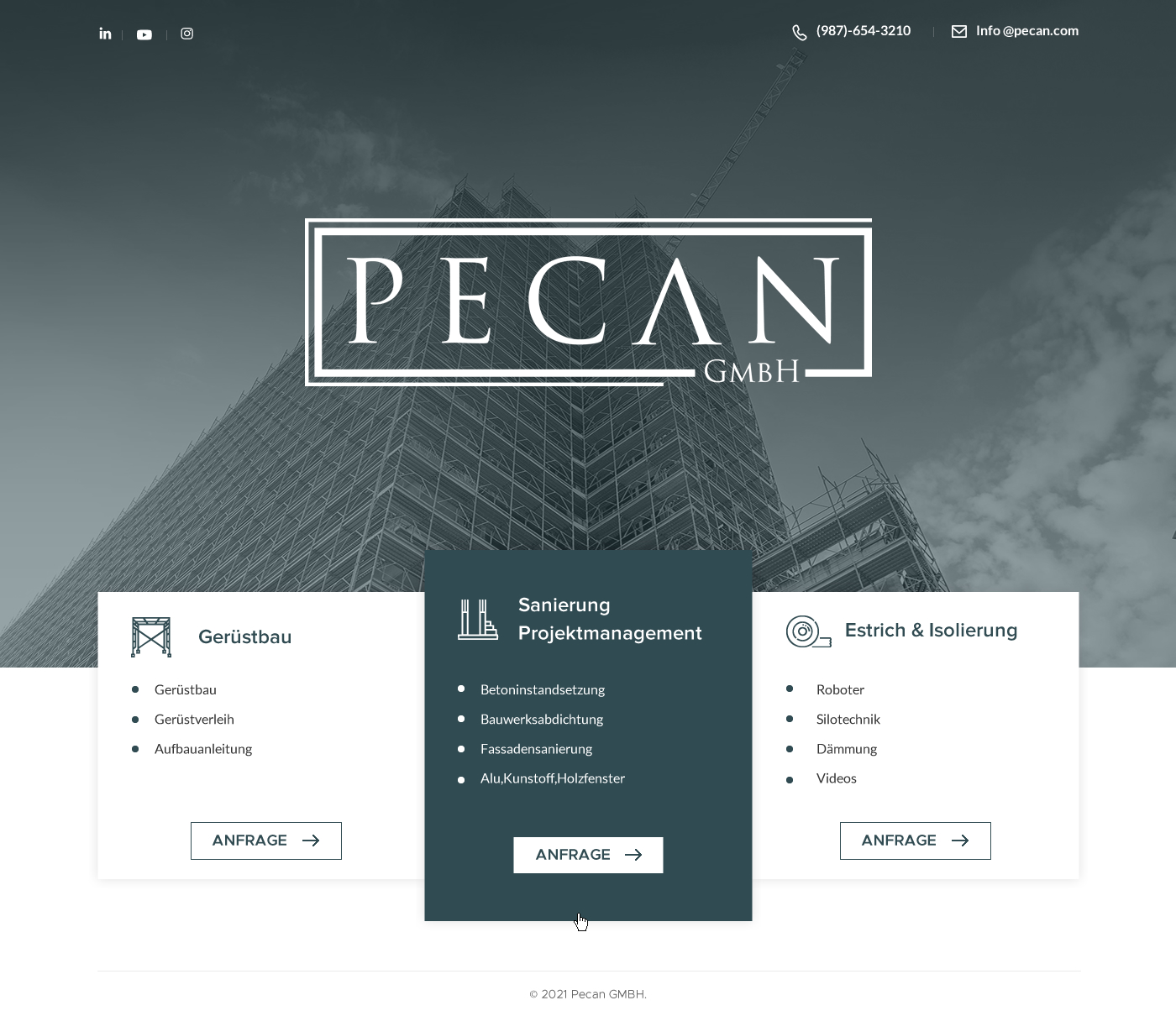 Wix Design by SAC-D for Riedl Bauservice GmbH | Design #26052706