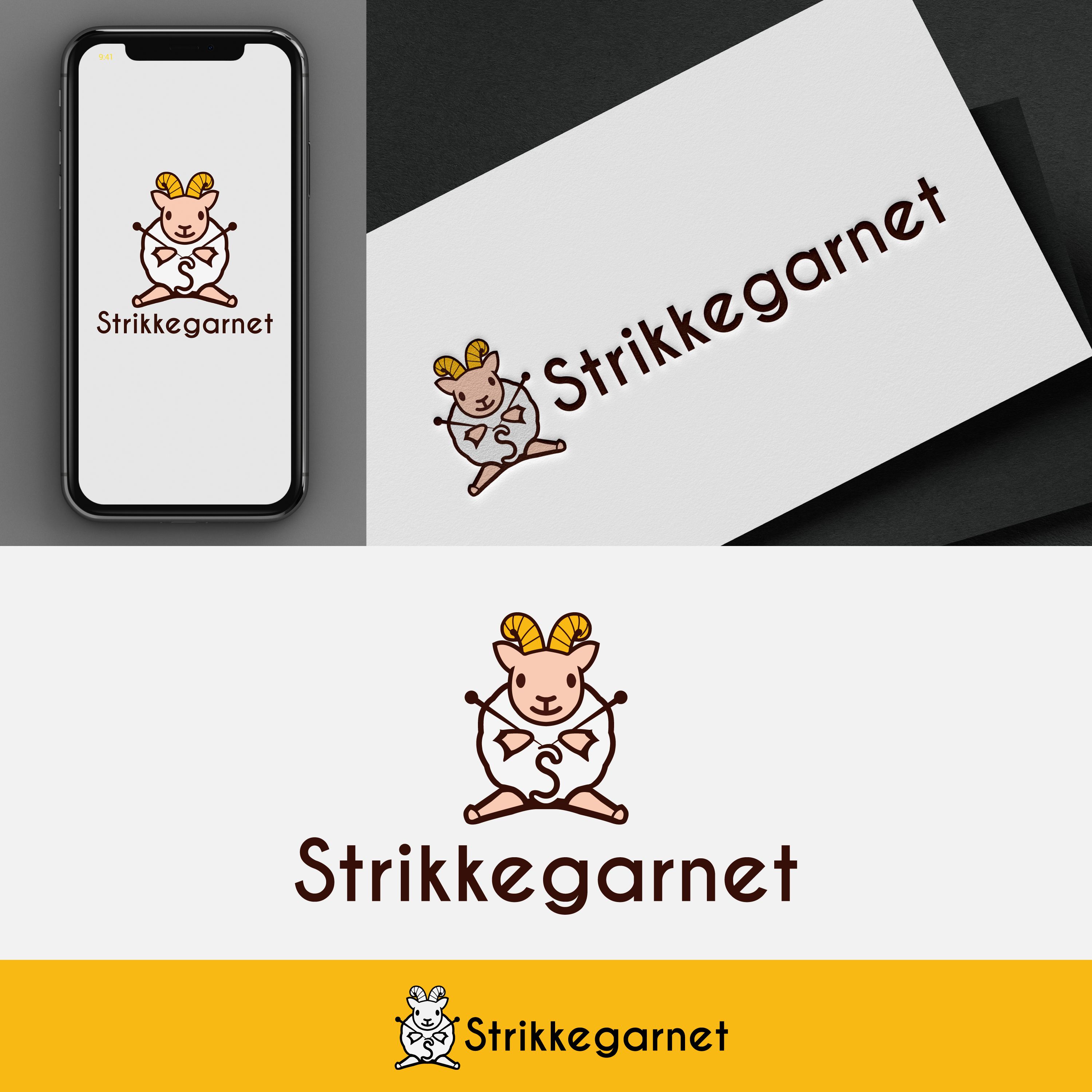Logo-Design von ICKE für Strikkegarnet | Design #26047586