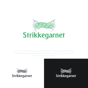 Strikkegarnet | Logo Design by SlashGrid