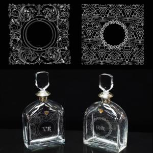 Personal decanter (glass wine holder) | Graphic Design by edge design