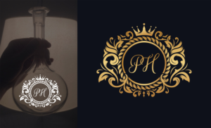 Personal decanter (glass wine holder) | Graphic Design by Elizaveta M