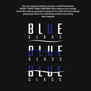 Logo-Design von IdentsArt für Blue Glass Production | Design: #26045322