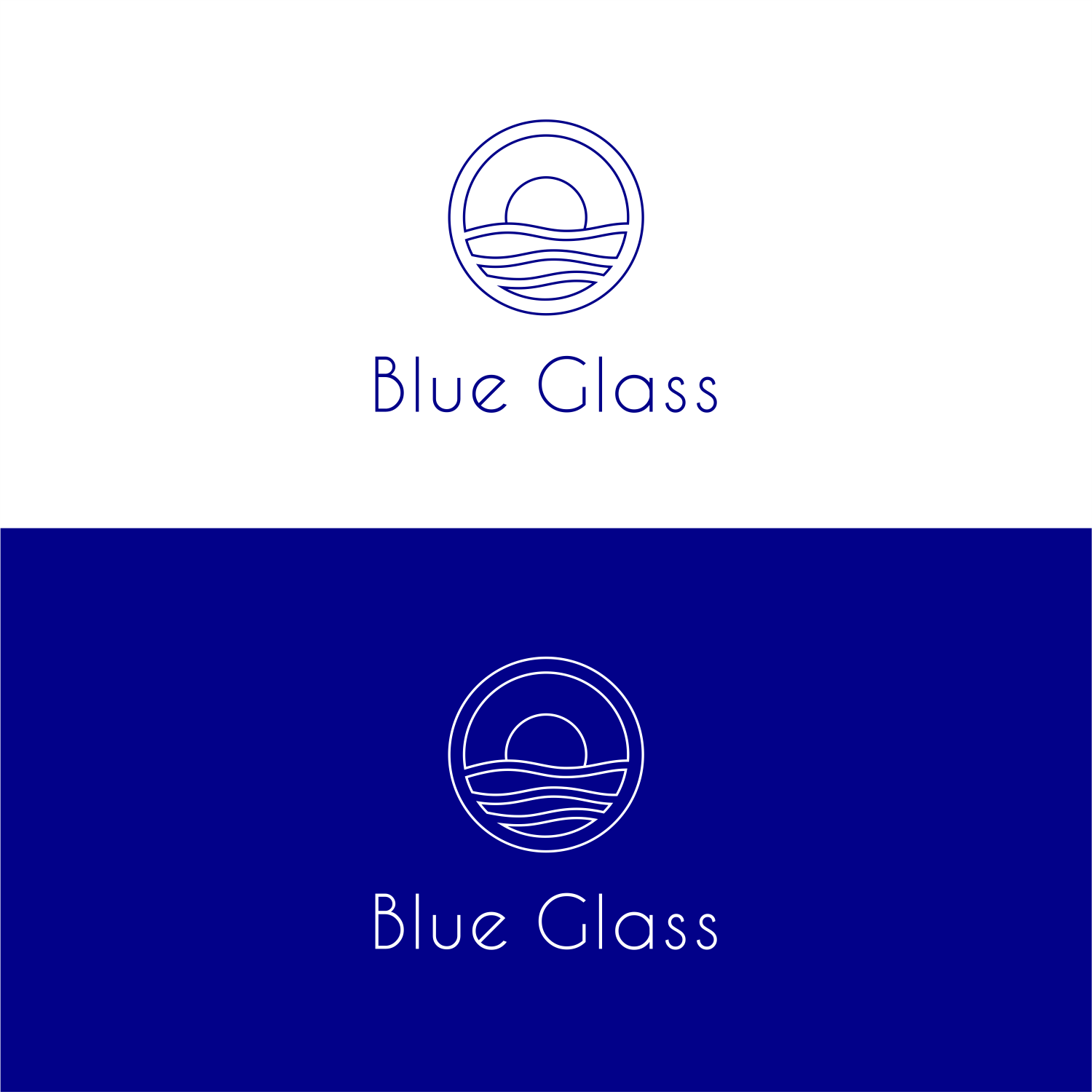 Logo Design by ThiagoB for Blue Glass Production | Design #26044366