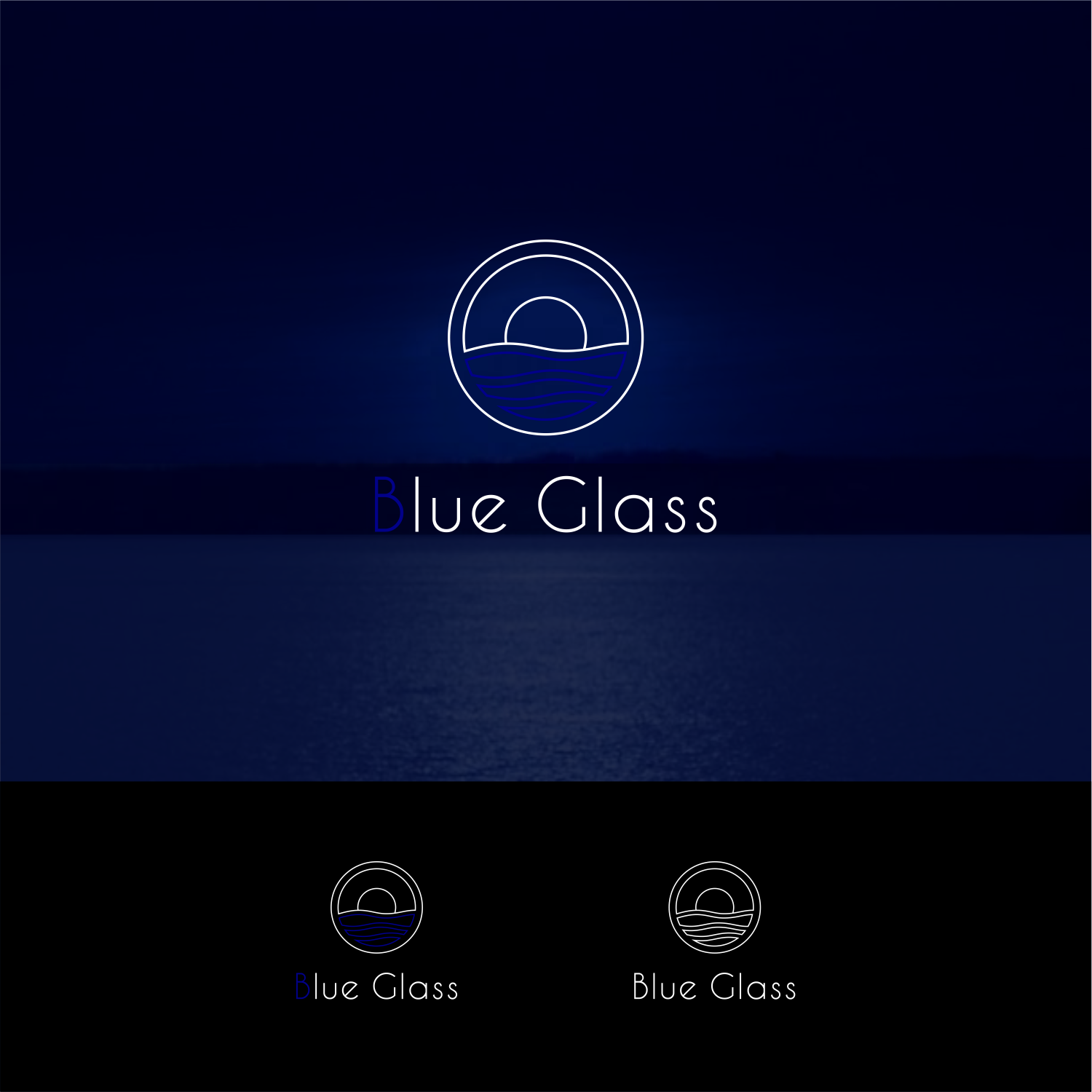 Logo Design by ThiagoB for Blue Glass Production | Design #26044367