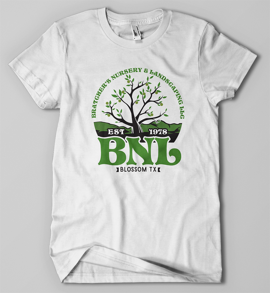 T-shirt Design by Jonya for Bratcher's Nursery & Landscaping LLC | Design #26075140