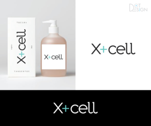 X+cell, with pure medical skincare underneath | Design de Logo par Dot Design 3