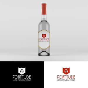 Fortitude Ultra-Premium Vodka | Logo Design by DesignDUO