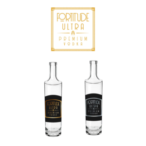 Fortitude Ultra-Premium Vodka | Logo Design by Amethystica