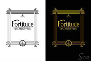 Fortitude Ultra-Premium Vodka | Logo Design by InkThink by Scaurus