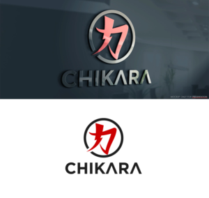 the Japanese character for chikara, strength (STR) x speed (SPD). | Logo Design by Mono.co