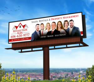 Revolution Realty / Freeman Brothers Properties billboard