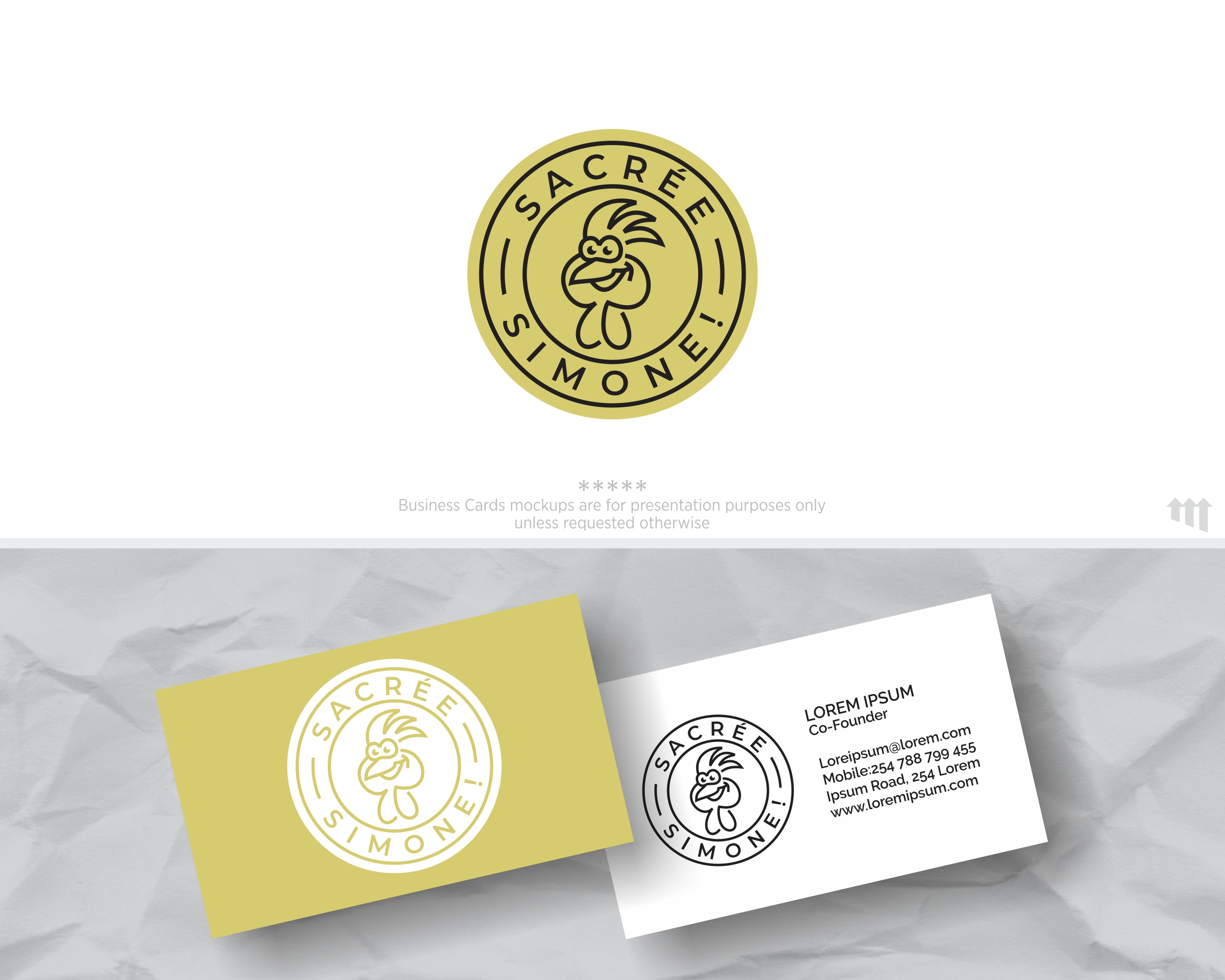 Logo-Design von MBARO für Escapade / Sacrée Simone | Design #26116101