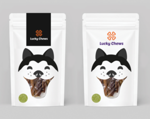 Lucky Chews natural dog treats | Diseño Gráfico por ojulia