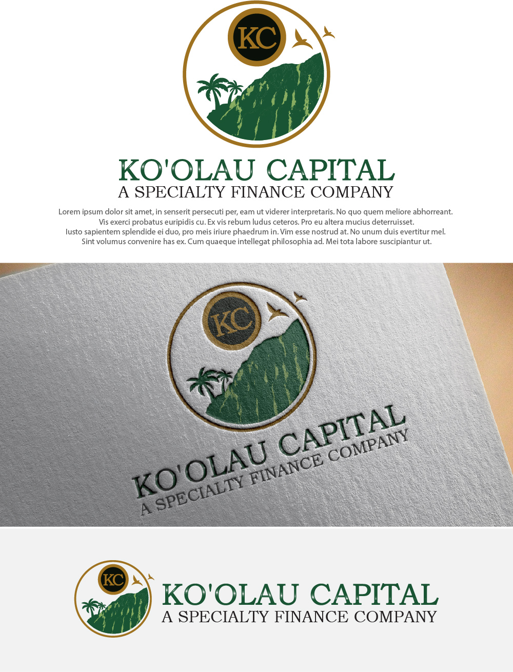 Logo Design by farady for Ko'olau Capital, Inc. | Design #26070051