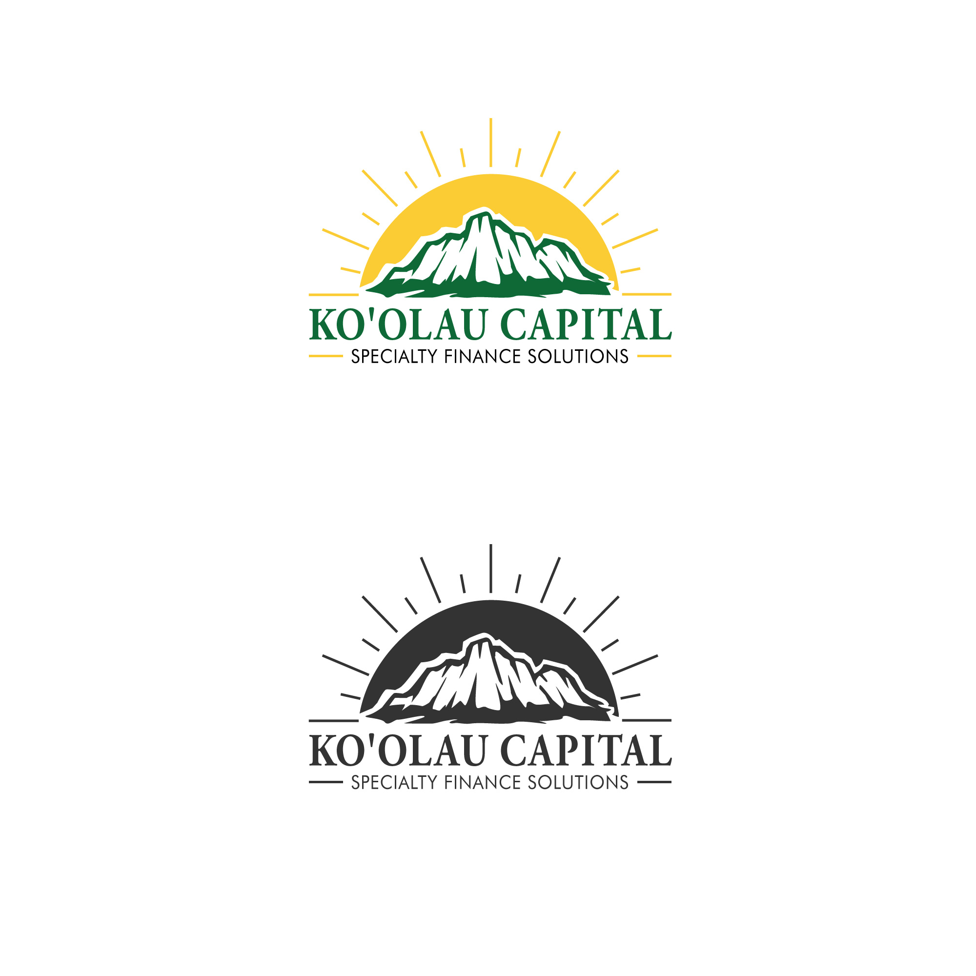 Logo Design by Red.Kanvas for Ko'olau Capital, Inc. | Design #26056997