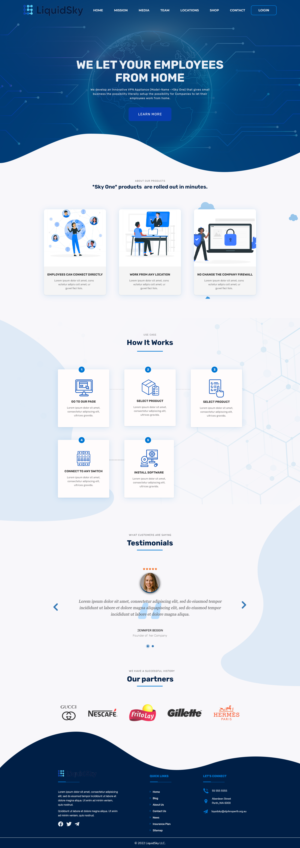 Web Design par Faizan Qadir pour Step-X Software | Design : #26053559