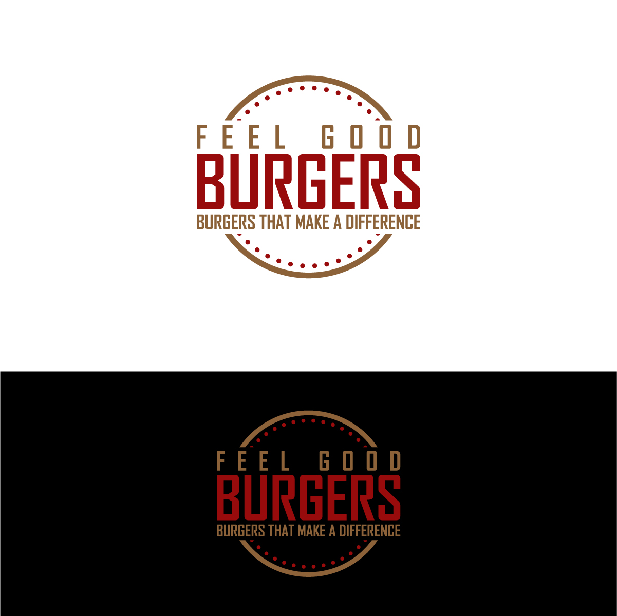 Logo Design by Deziners Zone for Feel Good Corp PTY LTD trading as Feel Good Burgers | Design #26053086