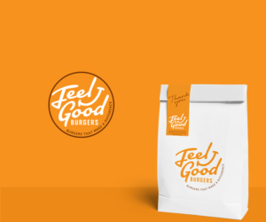 Logo Design by GBDESIGN for Feel Good Corp PTY LTD trading as Feel Good Burgers | Design: #26056946