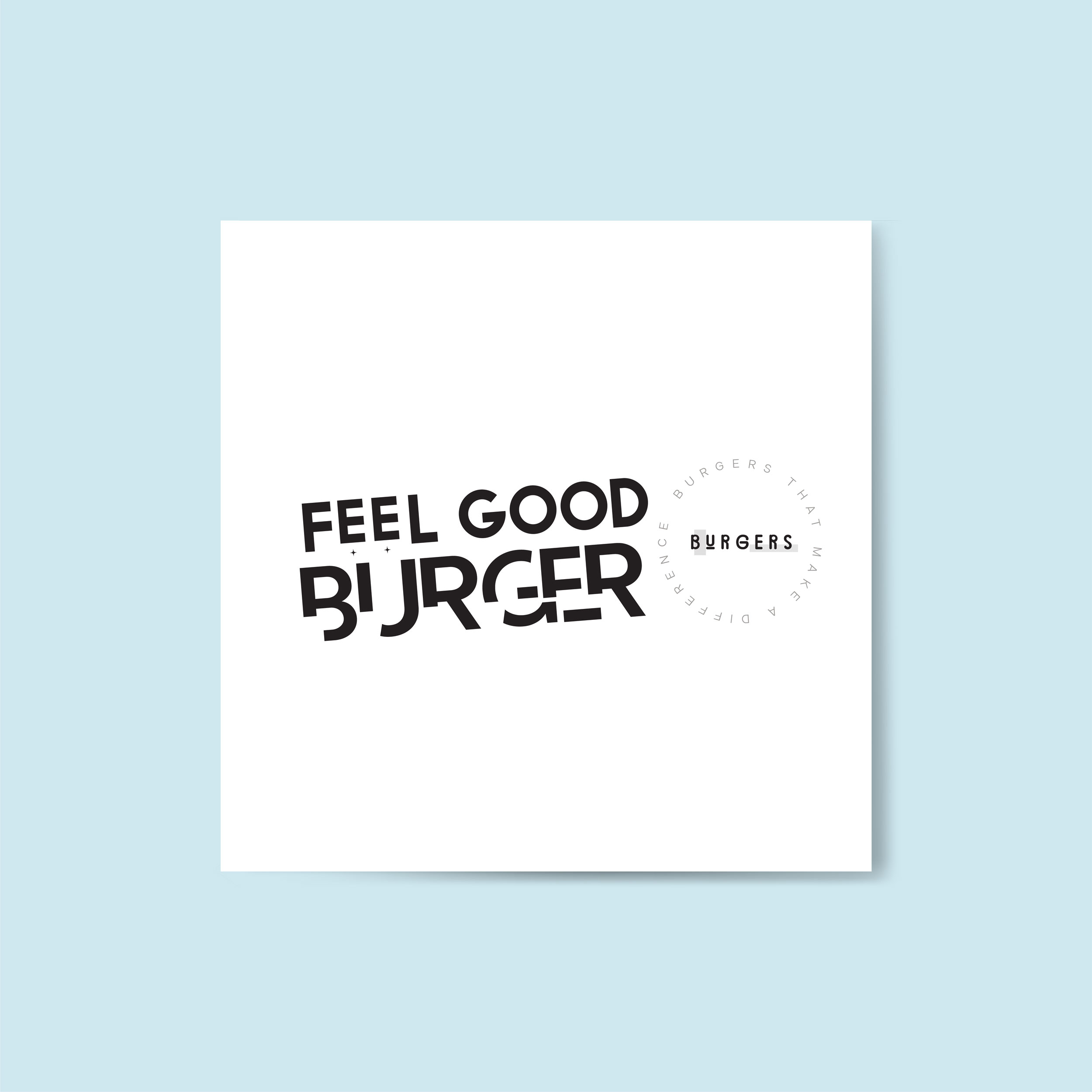Logo Design by zaria. for Feel Good Corp PTY LTD trading as Feel Good Burgers | Design #26059574
