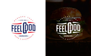 FEEL GOOD BURGERS | Logo Design by step forward 2