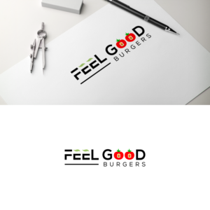 Logo Design by manah bening for Feel Good Corp PTY LTD trading as Feel Good Burgers | Design: #26050631