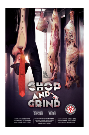 Need a Movie Poster For Our Film Chop and Grind  | Poster Design by Navisol Creatives