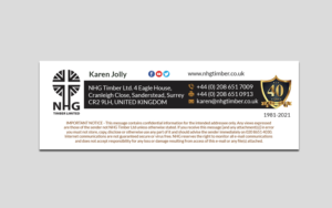 Business Card Design by Creations Box 2015 for NHG Timber Ltd | Design: #26074781